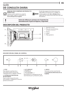 Manual de uso Whirlpool AMW 4900/IX Microondas