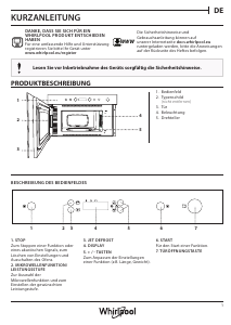 Bedienungsanleitung Whirlpool AMW 4900/NB Mikrowelle