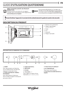 Mode d’emploi Whirlpool AMW 4920/WH Micro-onde
