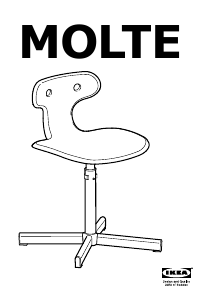 Priručnik IKEA MOLTE Uredska stolica