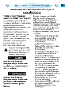 Mode d’emploi Whirlpool AMW 498/IX Micro-onde