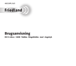 Brugsanvisning Friedland D913 Libra+ Dørklokke