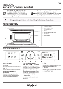 Посібник Whirlpool AMW 730/WH Мікрохвильова піч