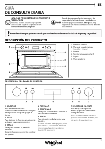 Manual de uso Whirlpool AMW 804/IX Microondas