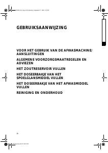 Handleiding Whirlpool ADP 6516 Vaatwasser