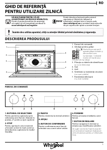 Manual Whirlpool AMW 825/IX Cuptor cu microunde