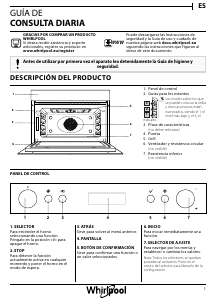 Manual de uso Whirlpool AMW 825/IX Microondas