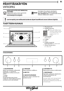 Käyttöohje Whirlpool AMW 825/IX Mikroaaltouuni