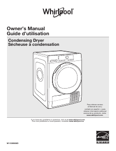 Mode d’emploi Whirlpool WCD3090JW Sèche-linge