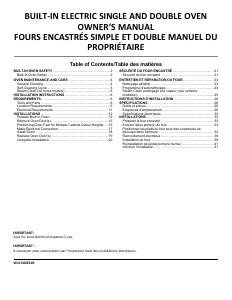 Mode d’emploi Whirlpool WOS72EC0HV Four