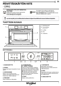 Käyttöohje Whirlpool AMW 9603/IX Mikroaaltouuni