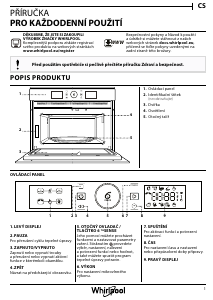 Manuál Whirlpool AMW 9603/IX Mikrovlnná trouba
