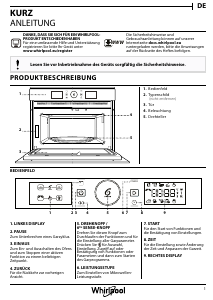 Bedienungsanleitung Whirlpool AMW 9603/IX Mikrowelle