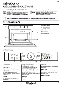 Návod Whirlpool AMW 9603/IX Mikrovlnná rúra