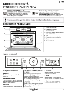 Manual Whirlpool AMW 9604/IX Cuptor cu microunde