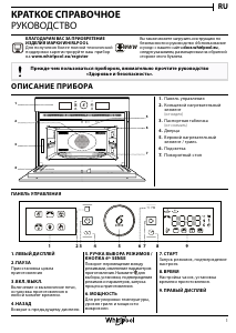 Руководство Whirlpool AMW 9604/IX Микроволновая печь