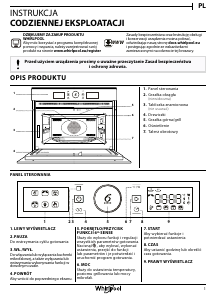 Instrukcja Whirlpool AMW 9604/IX Kuchenka mikrofalowa