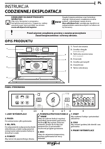 Instrukcja Whirlpool AMW 9607/IX Kuchenka mikrofalowa