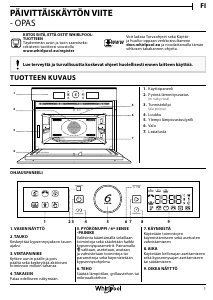 Käyttöohje Whirlpool AMW 9615/IX UK Mikroaaltouuni