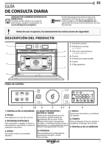 Manual de uso Whirlpool AMW 9615/IX UK Microondas