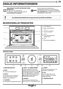 Bruksanvisning Whirlpool AMW 9615/IX UK Mikrovågsugn