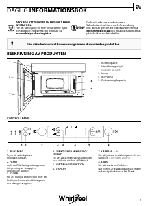 Bruksanvisning Whirlpool AVM 970/IX Mikrovågsugn