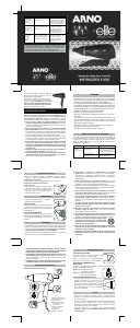 Manual Arno CV4422B0 Travel Pro Secador de cabelo
