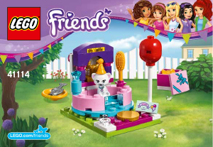 Käyttöohje Lego set 41114 Friends Juhlastailaus