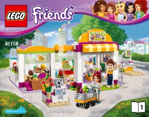 Käyttöohje Lego set 41118 Friends Heartlaken supermarketti