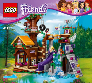 Bedienungsanleitung Lego set 41122 Friends Abenteuercamp Baumhaus