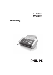 Handleiding Philips IPF525 Faxjet 525 Faxapparaat