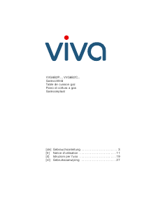 Handleiding Viva VVG6B2P20 Kookplaat