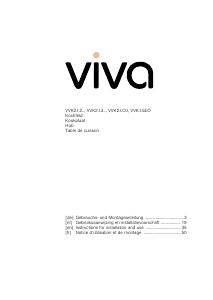 Mode d’emploi Viva VVK26I15C0 Table de cuisson