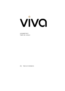 Mode d’emploi Viva VVK26R75C0 Table de cuisson