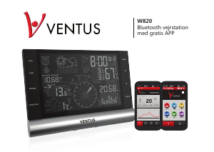 Brugsanvisning Ventus W820 Vejrstation
