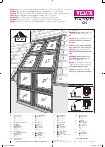 Manual de uso Velux EFW X99 Ventana de tejado