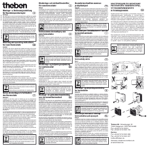 Manual Theben RAMSES 701 Thermostat