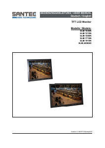 Handleiding Santec SLM-2400HD LCD monitor