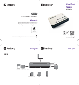 Manual Sandberg 133-46 Multi Card Reader