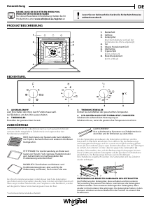 Bedienungsanleitung Whirlpool AKP9 738 IX Backofen