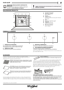 Manuale Whirlpool AKP9 780 IX Forno
