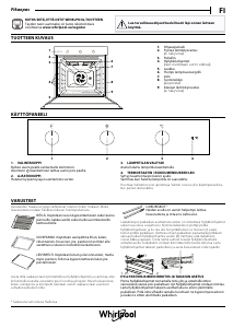 Käyttöohje Whirlpool AKP9 780 IX Uuni