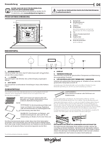 Bedienungsanleitung Whirlpool AKP9 7860 NB Backofen