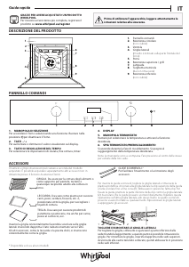 Manuale Whirlpool AKP9 7860 NB Forno