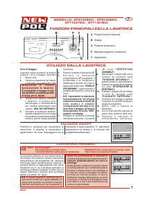 Manual de uso New Pol XF81208DG Lavadora