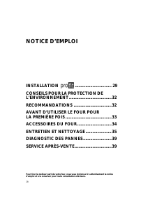 Mode d’emploi Whirlpool AKZ 179/IX Four