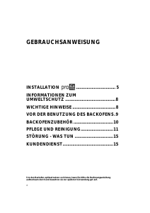Bedienungsanleitung Whirlpool AKZ 179/IX Backofen
