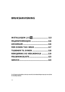 Bruksanvisning Whirlpool AKZ 179/NB Ovn