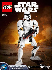 Manual Lego set 75114 Star Wars First order stormtrooper
