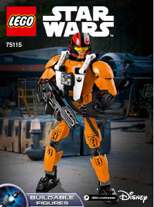 Käyttöohje Lego set 75115 Star Wars Poe Dameron